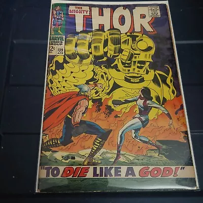 Buy Thor #139 Celestials Stan Lee! Jack Kirby Art! Marvel 1967 SILVER AGE ULIK TROLL • 12.45£