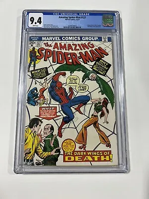 Buy Amazing Spider-man 127 Cgc 9.4 White Pages Marvel 1973 • 194.14£