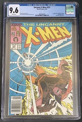 Buy Uncanny X-Men #221 News(1987, Marvel) 1st App Of Mister Sinister! CGC Graded 9.6 • 186.39£