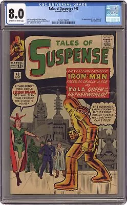 Buy Tales Of Suspense #43 CGC 8.0 1963 1350179001 • 687.30£