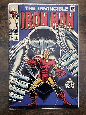 Buy Marvel Comics Iron Man #8 Vol 1 1968 VG Origin Of Whitney Frost • 14.99£