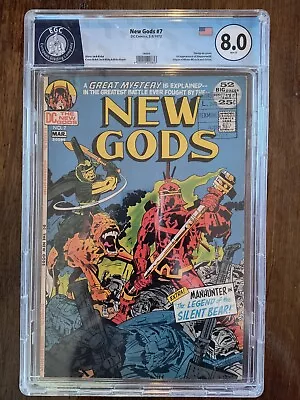 Buy EGC 8.0 The New Gods #7 1st App Steppenwolf Comic 1972 • 42.15£