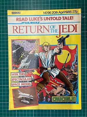 Buy Star Wars The Return Of The Jedi Comic 20th April 1985 No 96 Lukes Untold Story  • 2.99£