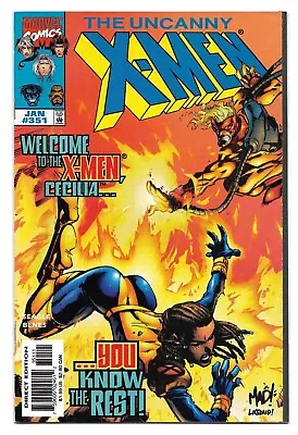 Buy Uncanny X-Men #351 (Vol 1) : NM- :  Hours And Minutes  : Daredevil, Pyro • 1.95£