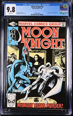 Buy Moon Knight #3 Cgc 9.8 White Pages // 1st Appearance Of Midnight Man 1981 • 132.26£