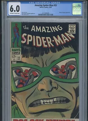 Buy Amazing Spider-Man #55 1967 CGC 6.0 • 124.26£