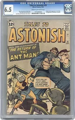 Buy Tales To Astonish #35 CGC 6.5 1962 1073380003 1st App. Ant-Man In Costume • 1,219.28£