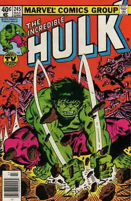 Buy Incredible Hulk, The #245 (Newsstand) VG; Marvel | Low Grade - Bill Mantlo - We • 4.64£