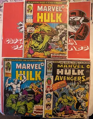Buy 1976 Mighty World Of Marvel #197#196 #199 Hulk #180 UK 1st WOLVERINE SET • 77.80£