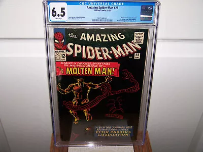 Buy Marvel Comics Amazing Spider-man #28 - 1st Print - Cgc 6.5 (1965) • 465.97£