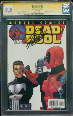Buy Deadpool 54 CGC 9.8 SS Stan Lee Signed 7/01 Punisher Cover • 1,555.99£