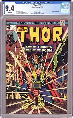 Buy Thor #229 CGC 9.4 1974 3812515025 • 322.29£