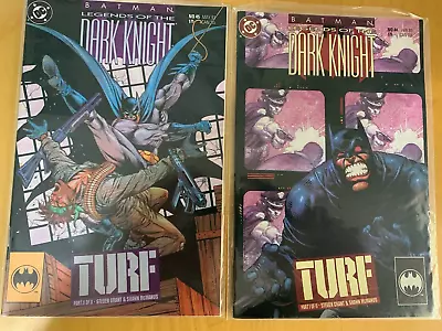 Buy BATMAN : LEGENDS Of DARK KNIGHT # 44 & 45  TURF , Complete 2 Issue DC 1993 Story • 6.99£