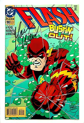 Buy Flash #90 Signed By Mark Waid DC Comics • 12.42£