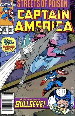 Buy Captain America #373 FN 6.0 1990 Stock Image • 2.95£