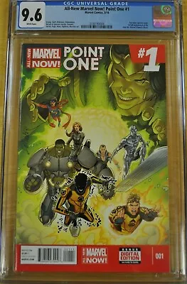 Buy 🔥  All New Marvel Now Point One #1 Cgc 9.6 1st New Ms Marvel Kamala Khan Nm+ 🔥 • 77.65£