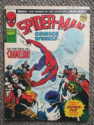 Buy Marvel UK  Spider Man Comics Weekly Including Thor.  #99  4th January 1975 • 5£