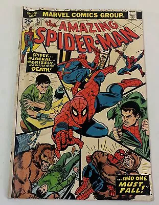 Buy 1975 Marvel AMAZING SPIDER-MAN #140 ~ Water Damage • 4.65£