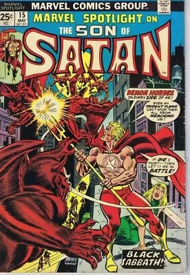 Buy Marvel Spotlight #15 ORIGINAL Vintage 1974 Marvel Comics Son Of Satan • 15.52£