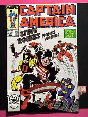 Buy Captain America 337 1st Captain In U.S. Agent Costume Marvel Comic Book 1988 • 3.88£