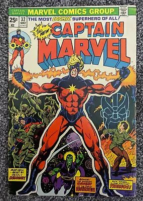 Buy Captain Marvel 32. 1974. Featuring Thanos, Iron Man. Combined Postage • 9.97£