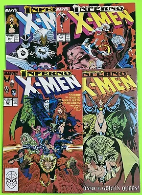 Buy Uncanny X-men #240 241 242 243 (marvel 1989) 1st Goblin Queen  | Mr Sinister App • 30.26£