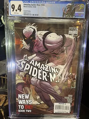 Buy 🔥Amazing Spider-Man 569🔥CGC 9.4 2nd Print 1st Anti-Venom🔑2008💥Custom Label🫡 • 232.98£