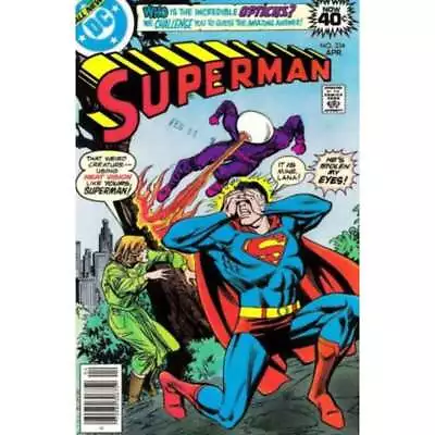 Buy Superman #334  - 1939 Series DC Comics Fine+ Full Description Below [k. • 8.41£