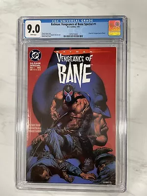 Buy Batman: Vengeance Of Bane Special #1 CGC 9.0 DC 1993 1st Bane 1993 White Pages • 81.54£