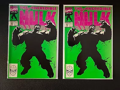 Buy Incredible Hulk #377 Marvel Comics; 1st App Of Professor Hulk ~ 2 Copies VF/VF+ • 17.85£