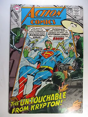 Buy Action #364, Superman Leprosy From Krypton, Neal Adams Cvr, VG/F, 5.0, OWW Pages • 13.59£