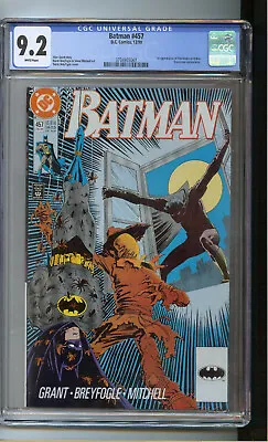 Buy Batman  #457   Cgc  9.2  1st Appearance Of Tim Drake As Robin  • 85.43£