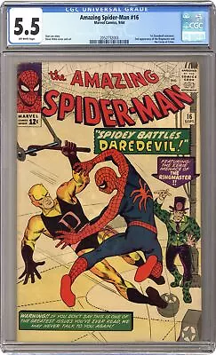 Buy Amazing Spider-Man #16 CGC 5.5 1964 2052732003 • 551.39£