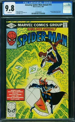 Buy Amazing Spider-Man Annual #14 CGC 9.8 WHITE Pgs! 1980 Doctor Doom N12 374 Cm • 125.81£