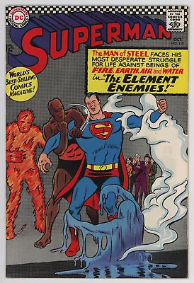 Buy SUPERMAN #190 - High Grade  VF 8.0 - ELEMENT ENEMIES - 1966 DC • 61.35£