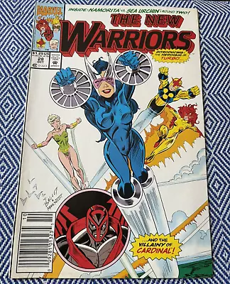 Buy Marvel Comics The New Warriors #28 1st Appearance Of Turbo & Cardinal Fine • 3.48£