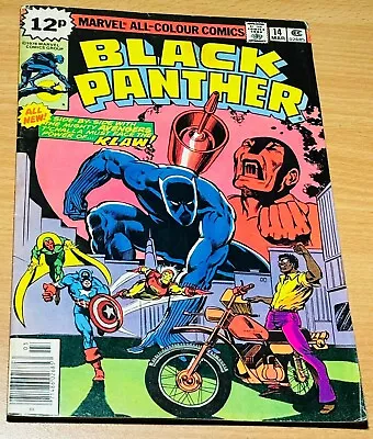 Buy Black Panther #14 Key Issue 1979 Bronze Age DC Comic Fine- Condition • 19.99£