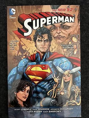 Buy Superman Vol. 4 Psi-War [New 52] (DC Trade Paperback) BRAND NEW • 12.23£