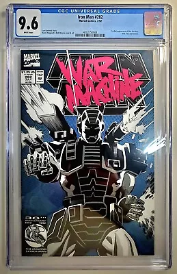 Buy Iron Man #282  CGC 9.6 First WAR MACHINE Key Grail • 77.66£