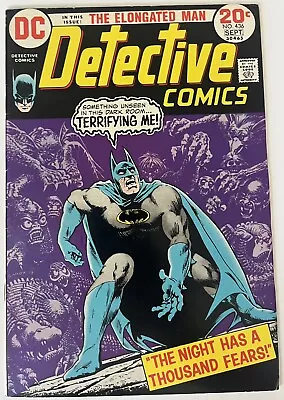 Buy Detective Comics #436 (1973) VF- Nick Cardy Cover Art Original Owner Collection • 7.77£