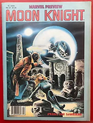Buy Marvel Preview 21, 1st Solo Moon Knight, 1980, Marvel, VFN/VFN+  • 30£