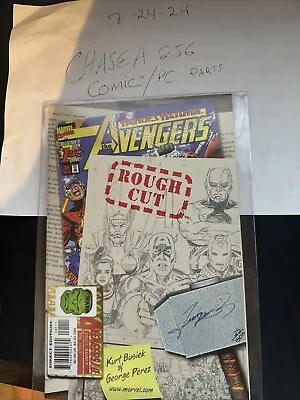 Buy Avengers: Rough Cut #1 (1998) George Perez Signed | Marvel Comics NM • 38.83£