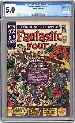 Buy Fantastic Four Annual #3 CGC 5.0 1965 4061128010 • 135.91£