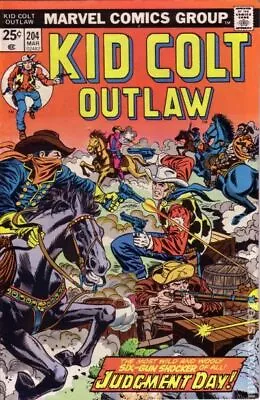 Buy Kid Colt Outlaw #204 VG 1976 Stock Image Low Grade • 3.27£