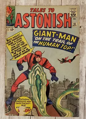 Buy Tales To Astonish #55 Marvel Comics 1964 -Silver Age Wasp & Giant-Man - Stan Lee • 19.41£