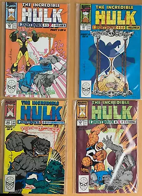 Buy Incredible Hulk #s 364-367 : Countdown 4-3-2-1, Abomination. 1st App Madman.1989 • 14.99£