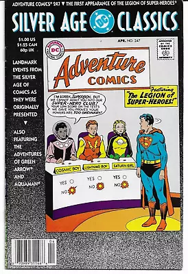 Buy Silver Age Classics: ADVENTURE COMICS - No. 247 (1992) Features SUPERBOY • 3.50£