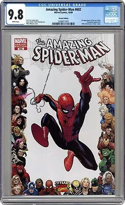 Buy Amazing Spider-Man #602B McKone 1:10 Variant CGC 9.8 2009 0308011047 • 63.68£