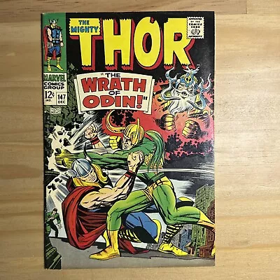 Buy Thor #147 Kirby Circus Of Crime Loki Balder Sif Warriors 3 Origin Inhumans • 20.22£