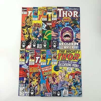 Buy The Mighty Thor #431 432 434 435 436 437 438 439 Lot VF+ (1991 Marvel Comics) • 15.52£